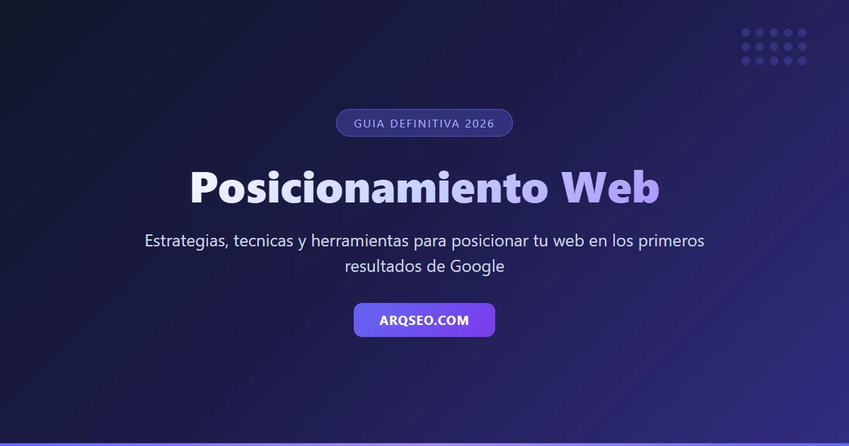 Posicionamiento Web: Guía Definitiva SEO